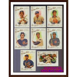 2014 Topps Allen & Ginter Chicago Cubs 8 Card Team Set Banks Sandberg Dawson